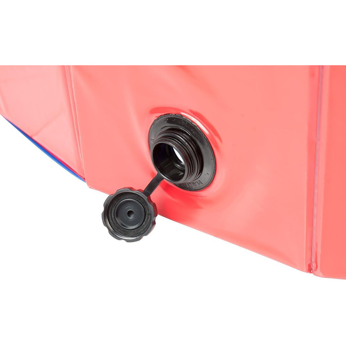 Складаний басейн для собак Sweetypet XL 120x30 см, червоний, із нековзким дном
