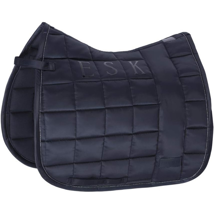 Ескадрон Schabracke Big Square Glossy - ковдра для коня, бальзамний зелений, темно-синій, білий, темно-синій DL