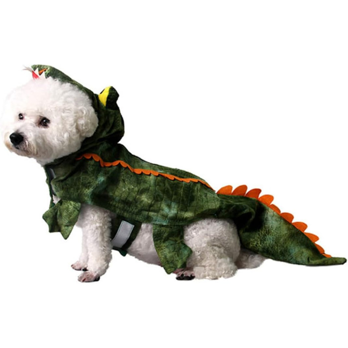 Костюм крокодила для собак: теплий і зручний халат для маленьких собак, цуценят та котів. Ідеально для фотосесій та свят.