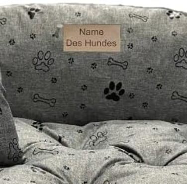 Ортопедичне ліжко для собак Dogs4Life: м'яке, миється, з можливістю персоналізації (S-XXL)