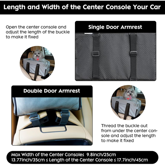 Автокрісло для собак та котів: стабільне, з ременями, знімне, миється, до 6 кг