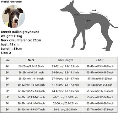 Піжама для італійського грейхаунда – бавовняний комбінезон для собак, весняно-осінній, теплий, для малих, середніх та великих собак, одяг для віппетів