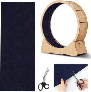 Килимок для дряпання котів, 200х40 см, темно-синій, на стіну, килимок для кігтів