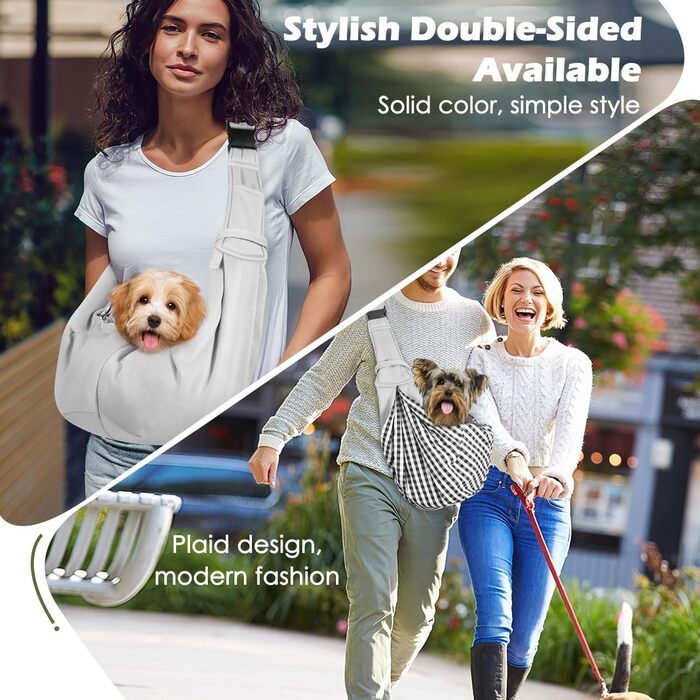 Pawaboo Сумка-переноска для собак та котів, зручна для подорожей, до 5.5 кг, квітковий принт + чорний (сірий)