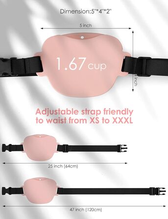 Сумка для ласощів для собак Gobeigo з клікером для дресирування, магнітною застібкою, рожевого кольору