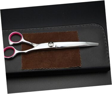 Ножиці для стрижки шерсті тварин Milisten - професійний набір для грумінгу собак та інших тварин. Срібний колір.