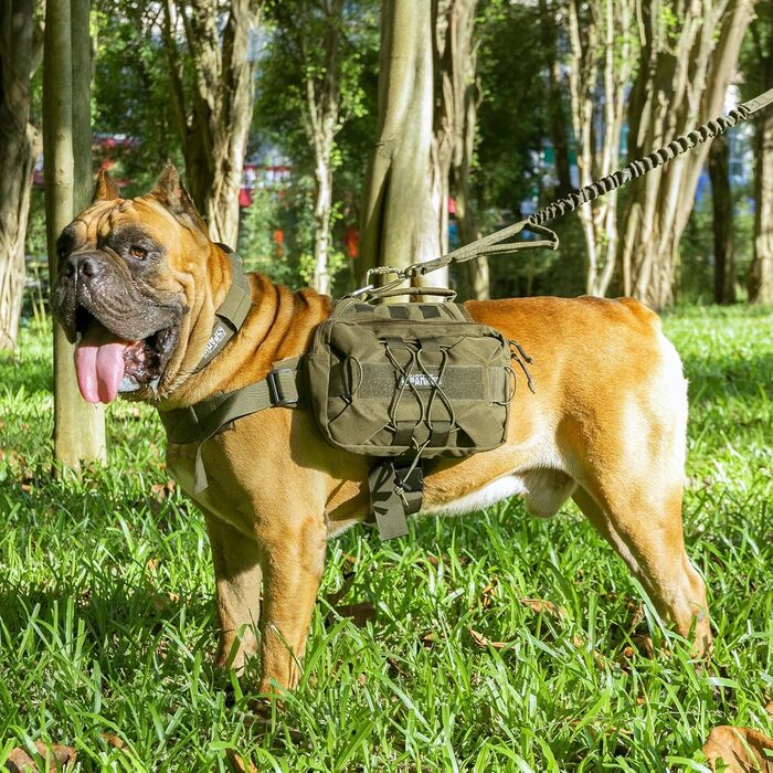 Сервісний рюкзак для собак, регульований Molle, сідельна сумка, жилет-амуніція для середніх і великих порід, COB-L