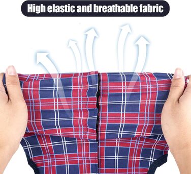 Комбінезон для собак, дихаючий, для захисту післяопераційних ран, альтернатива конусу, післяопераційний (S, 1 шт, синій+червоний)