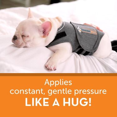 Поясний жилет Thundershirt для собак, сірий, розмір XXS, меланж