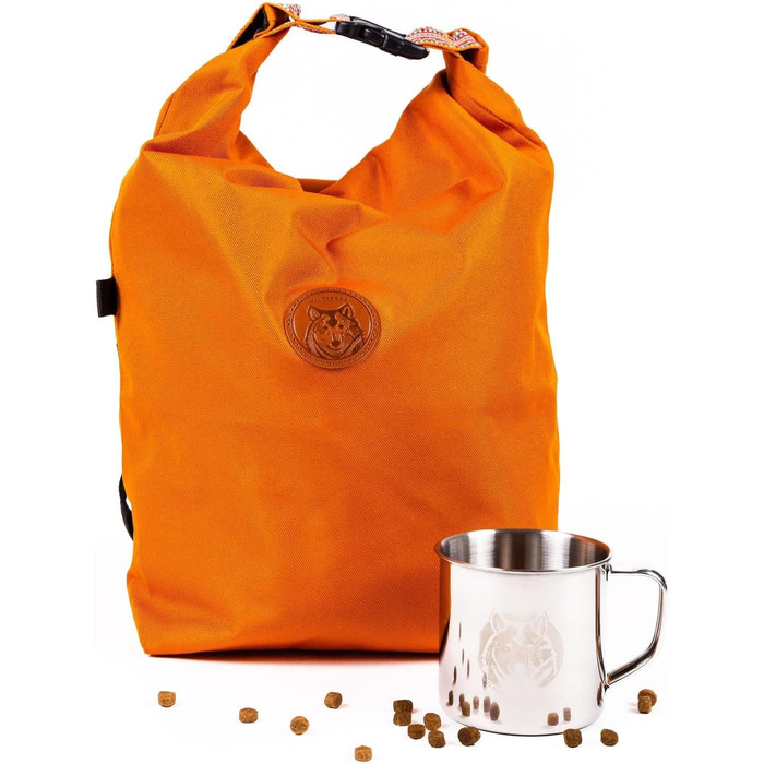 Wilderdog Sienna - переносна сумка для собак, водовідштовхуюча, з контейнером для сухого корму та нержавіючою чашкою