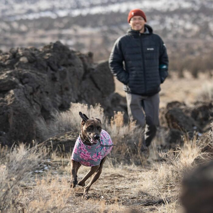 Ruffwear Climate Changer – теплий універсальний жакет для собак, поліестер, для прохолодної погоди, рожевий, розмір L