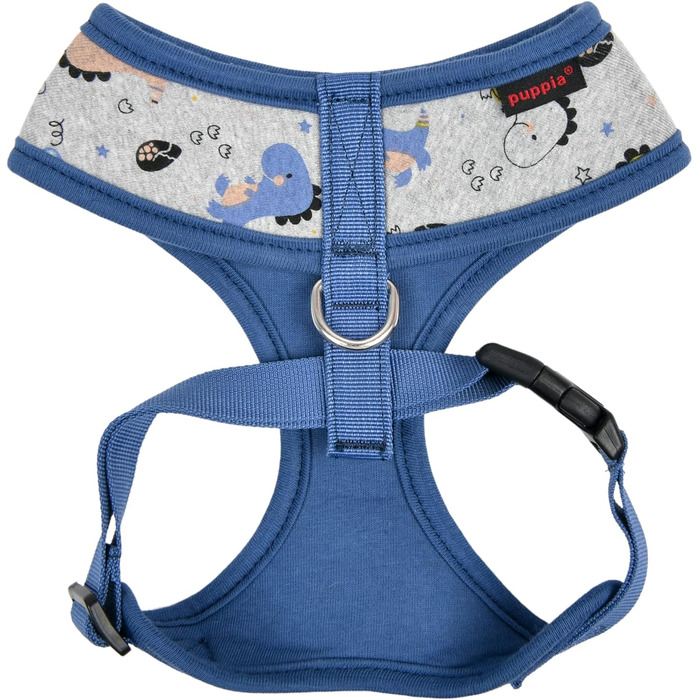 Шлейка для собак Puppia Baba, без нудоти та тяги, регульована, для малих та середніх собак, індійський рожевий, розмір L (синій, S)
