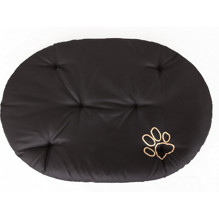 Крісло-лежанка для собак Hobbydog R6PODGRA3, 75x58 см, чорний колір