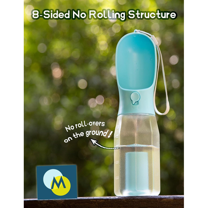 Водяна пляшка для собак MoonyMars - блакитна