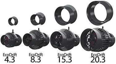 Помпа течії Aqua Medic EcoDrift 4.3 Ultra Silent з контролером і керуванням через додаток, безшумна, для акваріума
