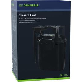 Dennerle Scaper's Flow - Зовнішній фільтр для акваріумів акваскейпінгу (Hang-On), Чорний