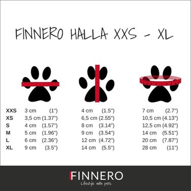 FINNERO Halla м'які черевики для собак, захист лап, 4 шт, для малих порід, сірі, XXS