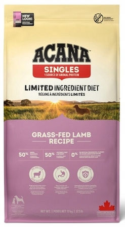 Сухий корм для собак Acana Singles Grass-Fed Lamb з ягнятиною, 17 кг