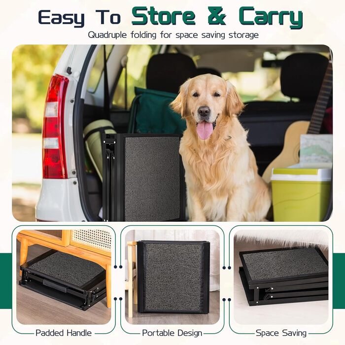 Рампа для собак великих порід, 180х50 см, складана, з антиковзким покриттям