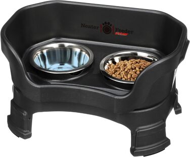 Автогодівниця для домашніх тварин NEATER PET BRANDS Feeder-Deluxe з подовжувачами ніжок, маленька, чорна