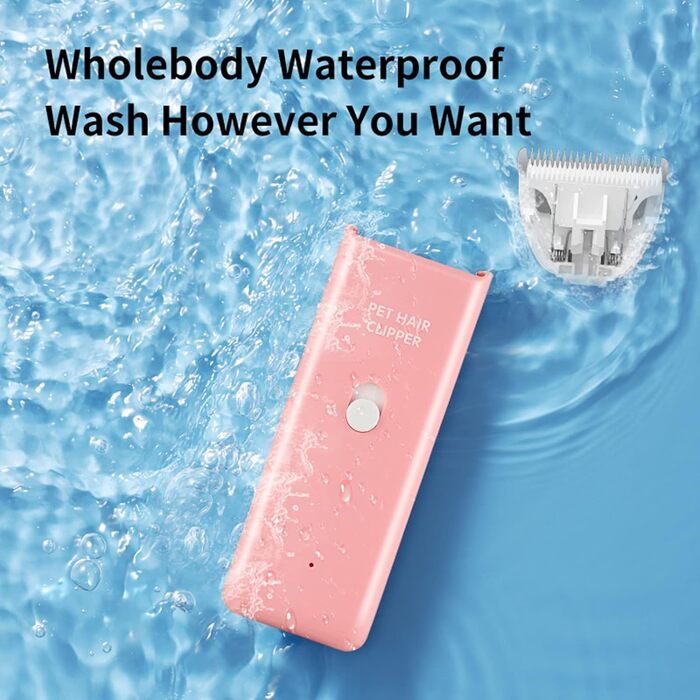 Професійна машинка для стрижки собак та котів, акумуляторна, бездротова, набір лез (3 шт.), стандарт