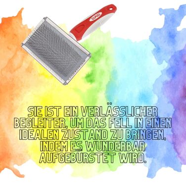 Щітка для собак EHASO Softzupfbürste - велика (10x6 см, 20 см)