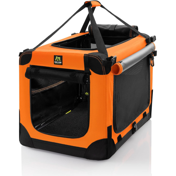 Maelson Soft Kennel Neon-Orange: М'яка переноска для собак, 62 см, Neon-Orange