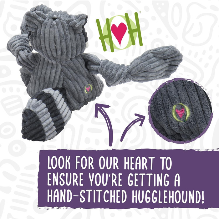 Іграшка для собак HuggleHounds Knotties Лось Міні, м'яка плюшева