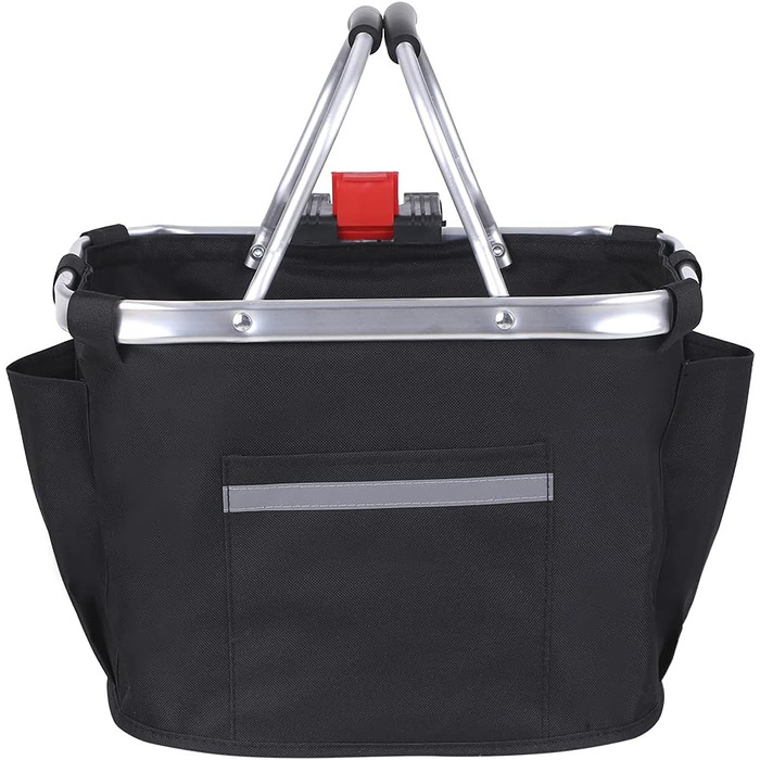 Фарбований кошик на кермо велосипеда Lixada з алюмінію (35 x 25 x 5 см)