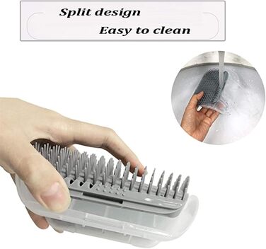 Набір гребінців для котів 2 шт. для грумінгу та масажу (коротко-, довгошерсті)