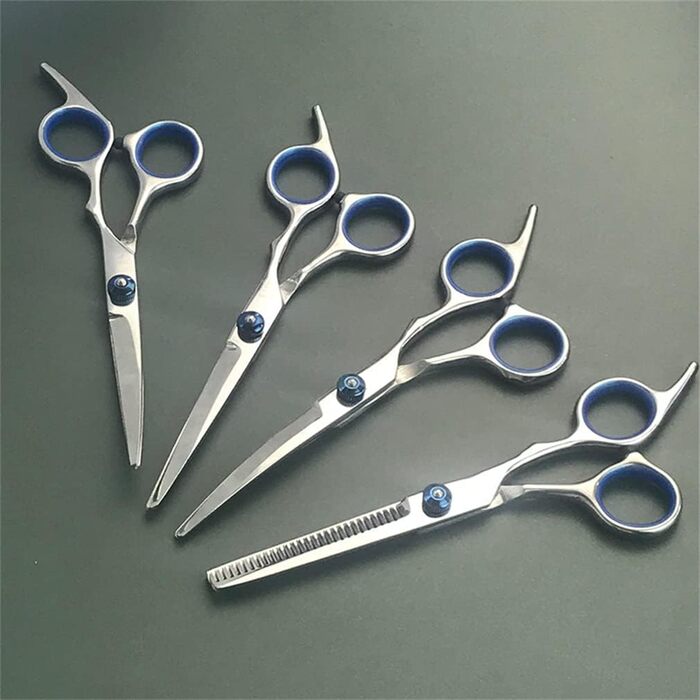 Набір професійних ножиць для грумінгу домашніх тварин, нержавіюча сталь, для собак та котів