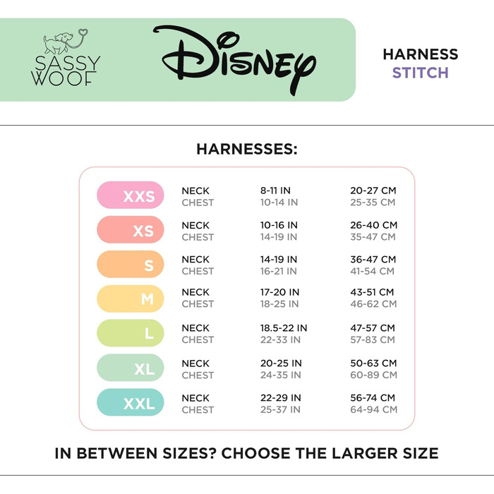 Регульована шлейка для собак Sassy Woof Disney Stitch S, дихаюча сітка, не тягне, подвійний D-кільце, патентований дизайн, для маленьких собак та цуценят, офіційна