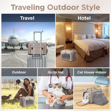 Транспортувальна сумка для котів, собак, кроликів, цуценят. Розмір L, рожева/блакитна. Дозволена авіаперевезеннями.