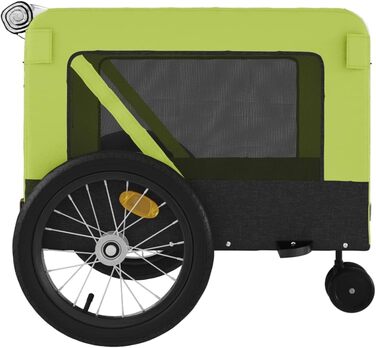 Причіп для собак та котів Eisen-Rahmen, Oxford-Gewebe, PVC-дах, 63x123x66 см, чорний, модель 93916