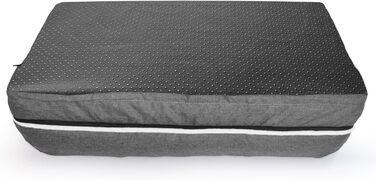 Ортопедичне ліжко для собак та котів з memory foam, розмір M, знімний водонепроникний чохол