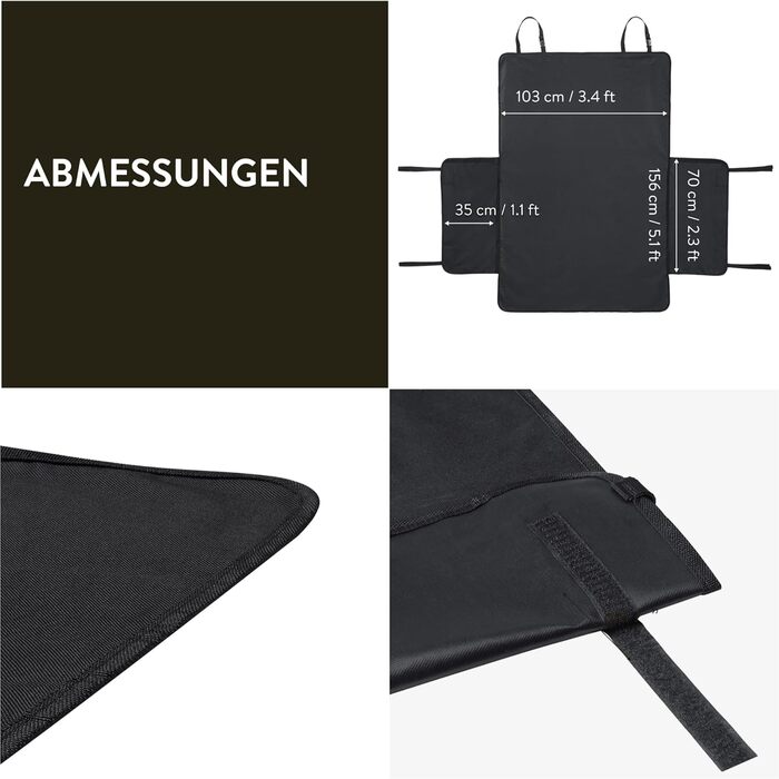 Захисна підкладка в багажник для собак Pretex - водовідштовхувальний килимок для автомобіля 153x103 см