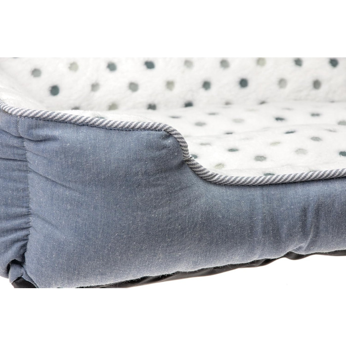 Ліжко для котів Karlie Katzenbett Dot, сіро-блакитне, розмір L (55x50 см)