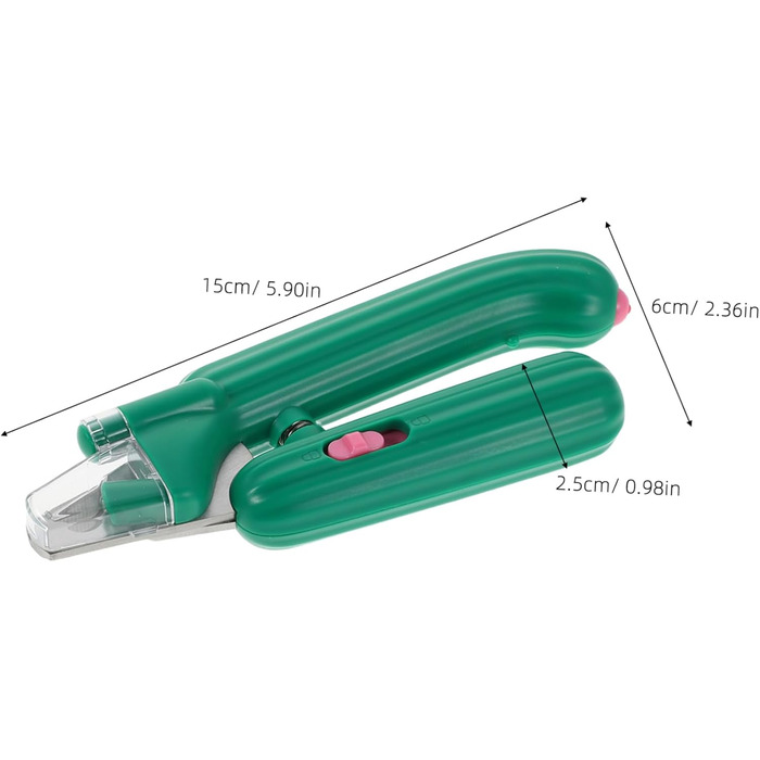 TOYANDONA Кліпер для кігтів собак та котів з підсвічуванням, металевий, ергономічний, для догляду за шерстю вдома та в подорожах, безпечний для цуценят, кошенят та великих тварин