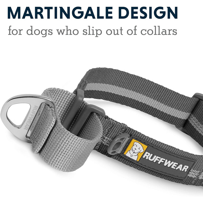 Нашийник для собак RUFFWEAR Web Reaction, гранітно-сірий, 43-51 см