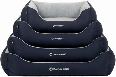 Ліжко для собак Doctor Bark Kleine Hunde - зручне та м'яке, з можливістю прання, міцне, зелений колір (XL, 110x85 см)