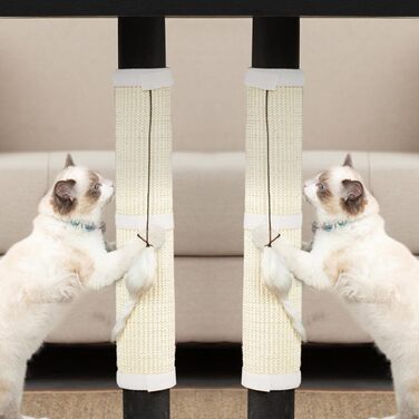 Захист від подряпин для меблів JanYoo: 2 шт. килимок для котів 50x25 см, білий