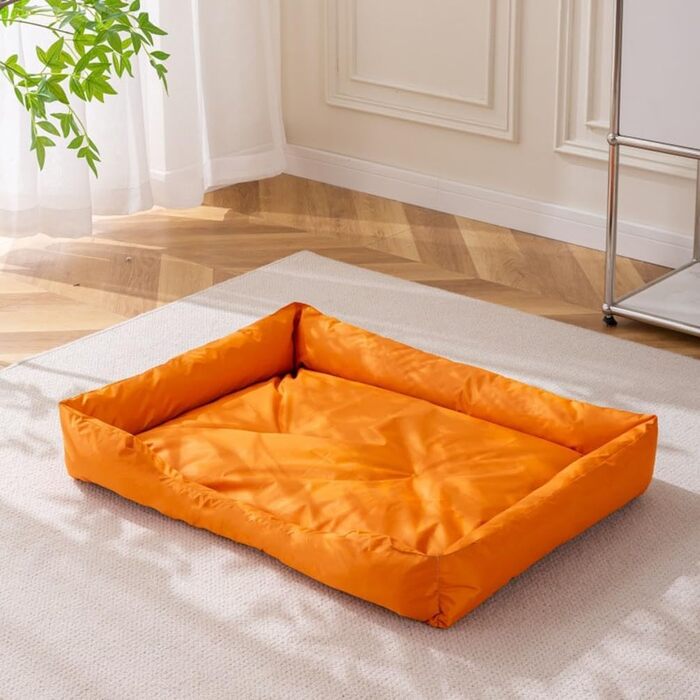 Водонепроникне лежанка для собак M&Catree, прямокутна, м'яка, для собак та котів, оранжевого кольору, XL (55*75*7 см)