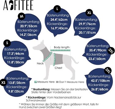 Зимовий водонепроникний теплий зимовий одяг для собак AOFITEE, великі породи, з кріпленням для повідка, флісова жилетка, вітронепроникний, для німецьких вівчарок, синій, 3XL, темно-синій