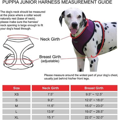 Шлея Puppia Junior для малих собак, легка і м’яка, анти-нагрив, розмір M, рожевий