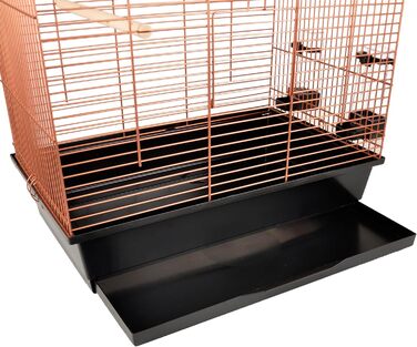 Клітка для папуг Flamingo Klara 3, мідна, 110139