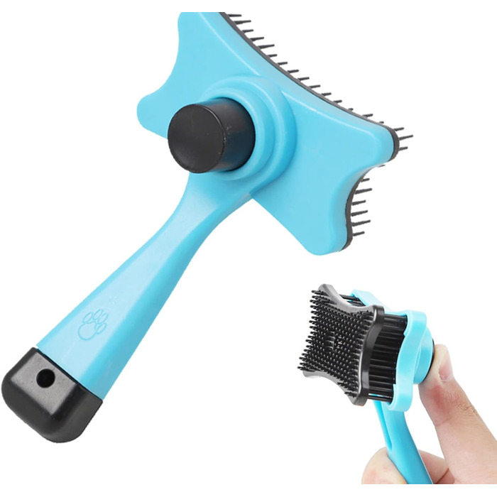 Гребінець для волосся Kamm: гребінець для кучерявого волосся, щітка для собак та котів, 12 x 7,5 см, зелений