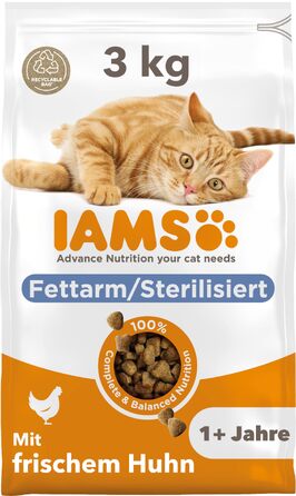 Сухий корм для стерилізованих котів IAMS Sterilised, 10 кг