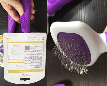 Гребінець для вичісування шерсті домашніх тварин Pet Deshedding Too - для собак та котів з короткою шерстю