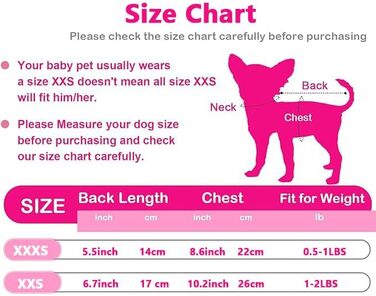 FLAdorepet Комплект одягу для собак та котів (3 шт.) для Чихуахуа, Йоркширського тер'єра, теплий фліс, для зими, для маленьких цуценят, XXS (вага 0,5–0,9 кг)