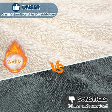 Зимова куртка для собак Nasjac Hund Wintermante, тепла флісова куртка для собак, водонепроникна куртка для собак, для собак маленьких та середніх розмірів (Темно-синій, L)